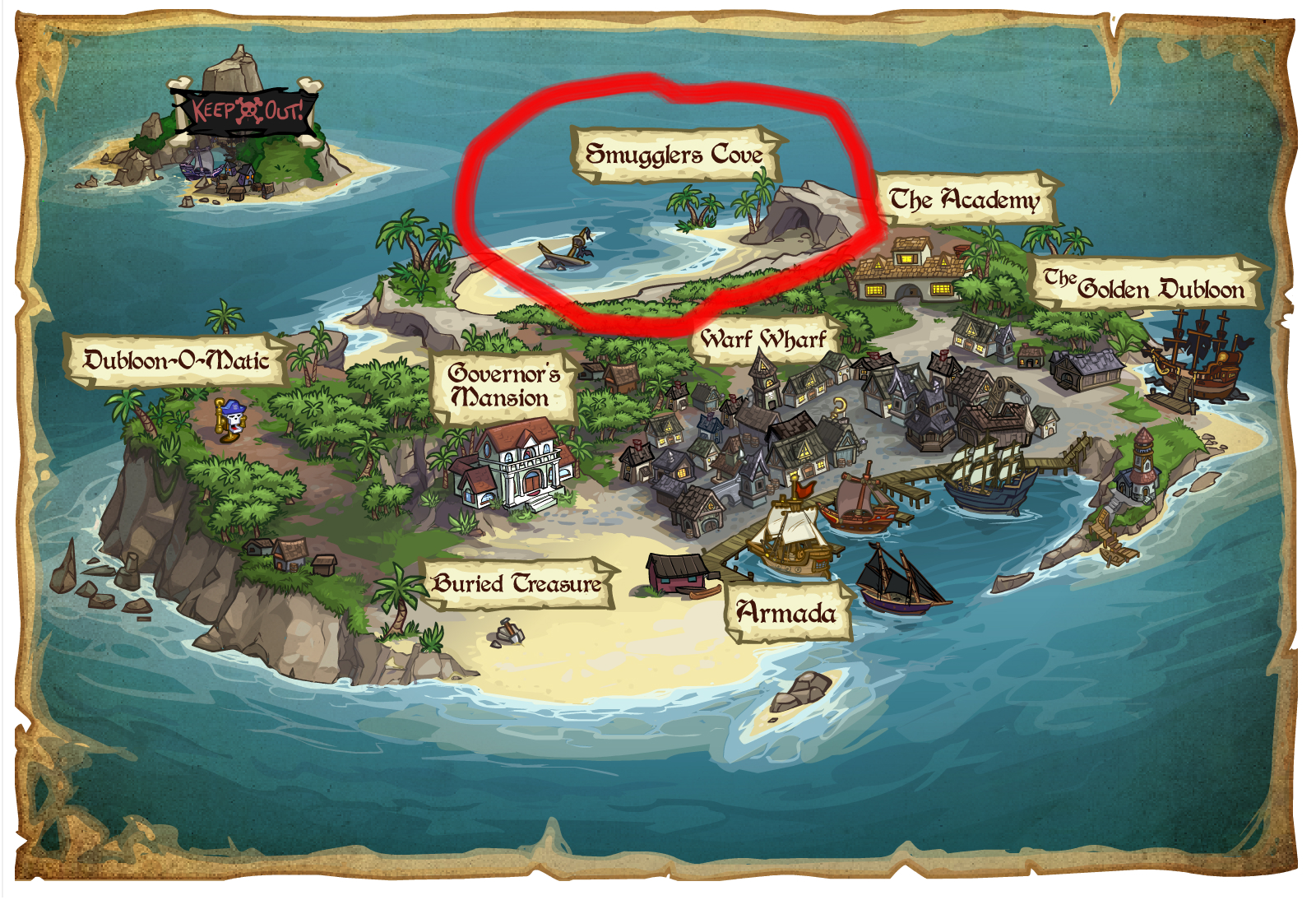 Islands cheats. Smugglers Cove на карте. Crystal Cove где находится. Smugglers Cove книга. Коув в игре.