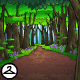 Green Woodland Path Background