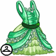 Queen of Green Dress