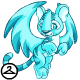 Prismatic Cyan: Nostalgic Faerie Kougra - r500