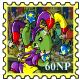 Blumaroo Court Jester Stamp - r92