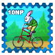 Cybunny on a Cycle Stamp - r94