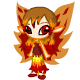 Fire Faerie Doll - r99